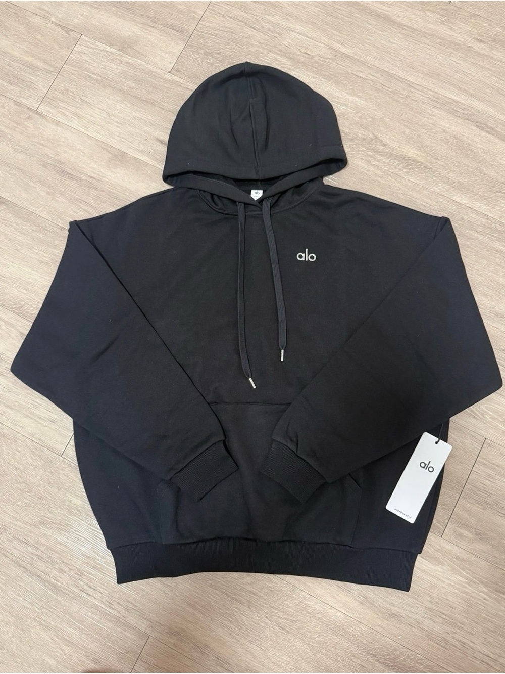 Alo Yoga Black Accolade Hoodie Sweatshirt - Sizes XS, S, M, XL